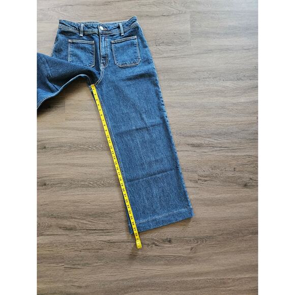 mavi Women's Dark Wash Paloma Marine Wide Leg Jeans Size 29 - Picture 15 of 16